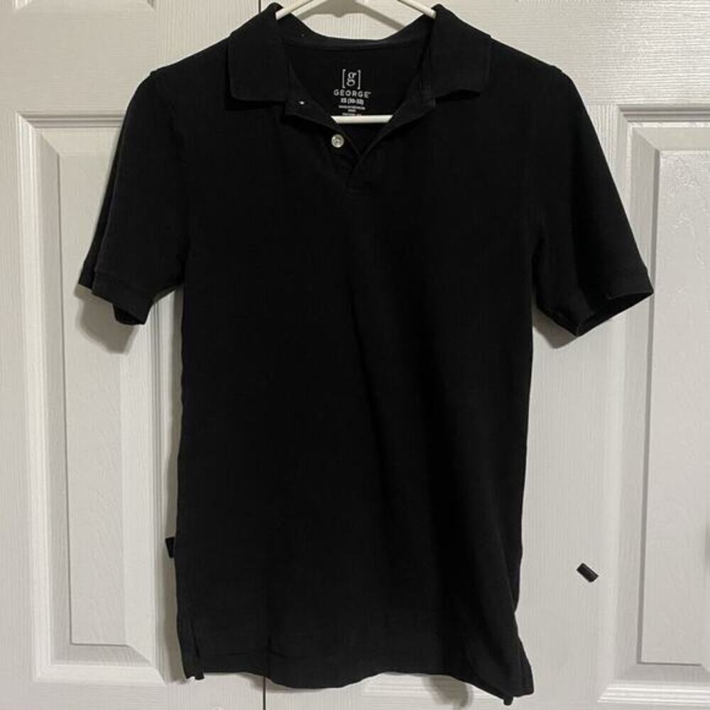 George‎ Short Sleeve Shirt XS Black Unisex